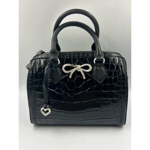 Brighton Beau Geste Mini Satchel Black Womens Size OS NWT